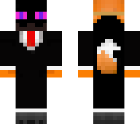 zorro con mascara de enderman