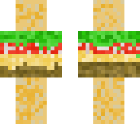 [3d] hamburger man