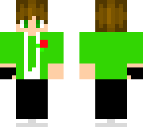 ayden with green suit