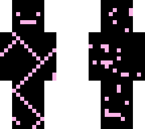 black and pink dots