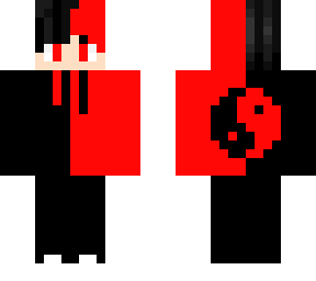 black and red boy | Minecraft Skin