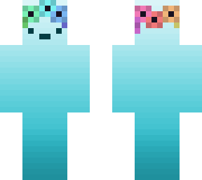 blue gradient with flower crown (updated)