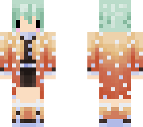 bue hair zenitsu girl
