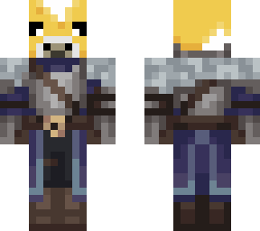 cow knight (white pupil) (armored)
