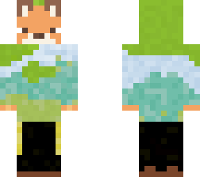 fox in hoodie (blue,green,black,brown,orange)