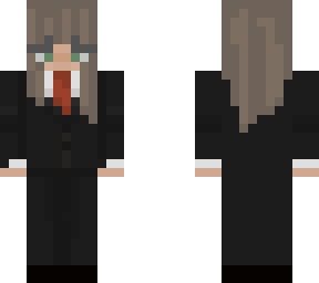 girl in suit