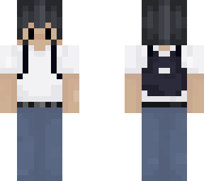 girl with backpack