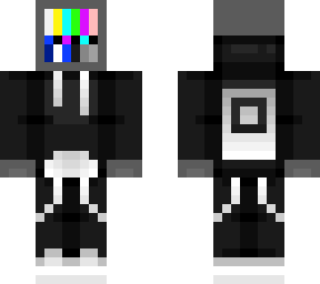 glicthed tv head