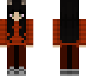 green eyed red outfit girl