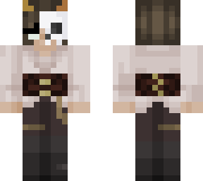 pirate with skull mask