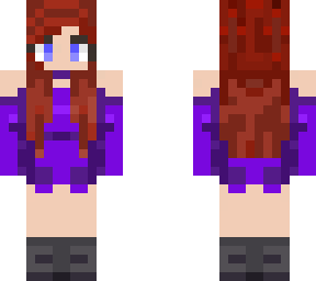 purple dress