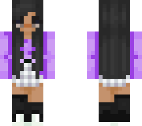 purple girl skin