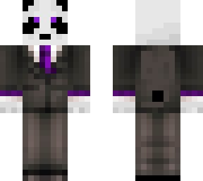purple panda suit