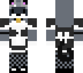 raccoon maid outfit