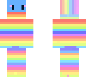 rainbow cute girl