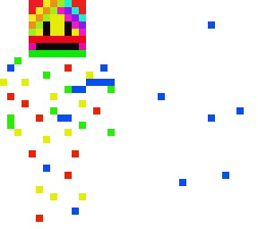 rainbow person