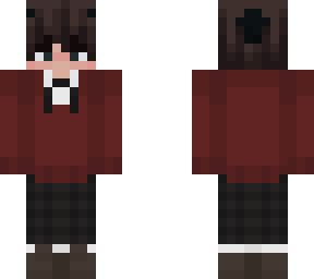 red japanese school guy