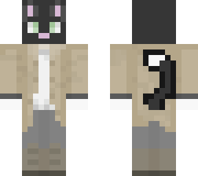season8 cat in trench coat and turtle-neck