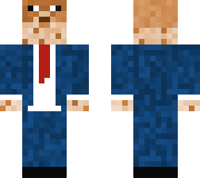 suit dressed pufferfish