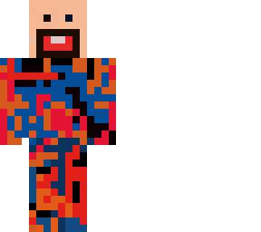 the colorful man