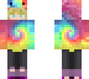 tie dye frog hoodie blonde