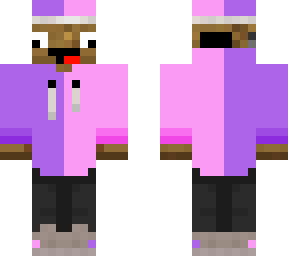 zyph skin but aesthetic pink and purple