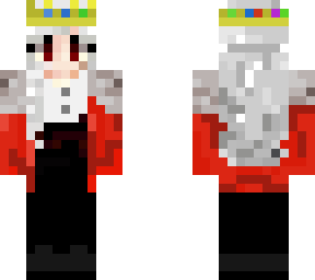 a oc made into mincraft skin