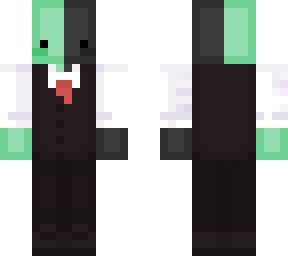 black and green axolotl