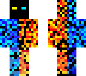 blau rotes feuer