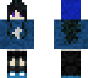 blue and black