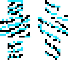 blue and black stripes