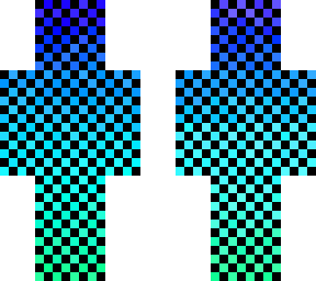 checker ombre skin