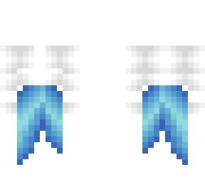 dress base - white top & blue bottom