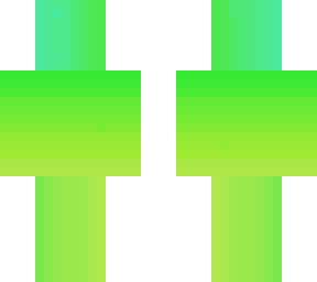 err......he's green...um...
