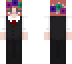 female red head w/suit