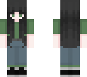 girl with green shirt