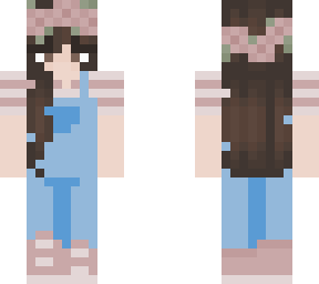 girl with overalls