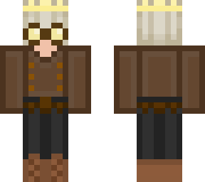 goggles and crown