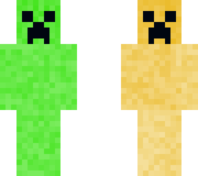green and orange creeper