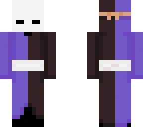 half n half purple boi