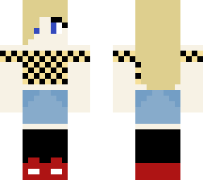 hufflepuff checkered top girl
