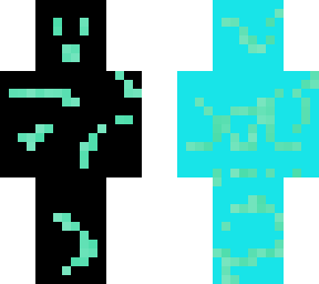multicolored glitchy man