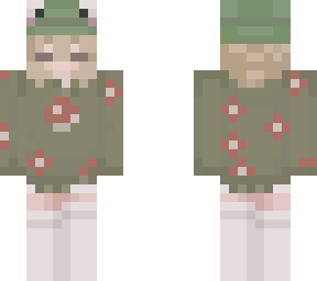 mushroom frog girl