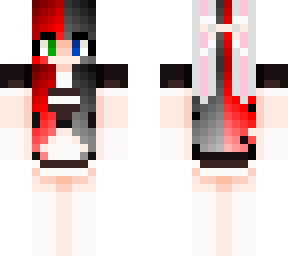 my skin but in a maid dress whoa?