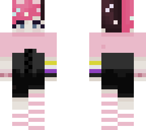 nonbinary person but the eyes are now lower