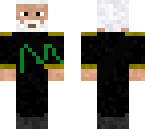 old man playing minecaft