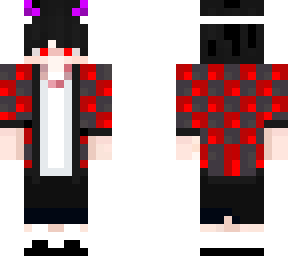 oni tanjiro red black