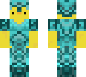 prismarine duck, (armor not made by me) (fixed boots)