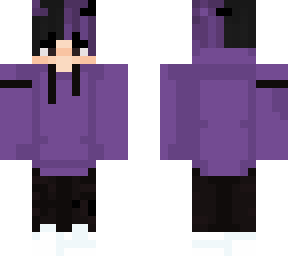 purple hoodie