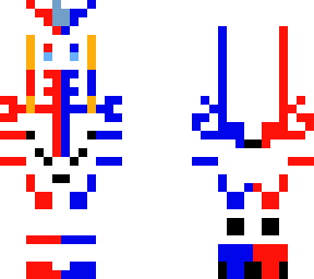 red and blue strelitzia
